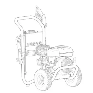 BRIGGS AND STRATTON 020740-01 Pressure Washer - Equipment Model Image